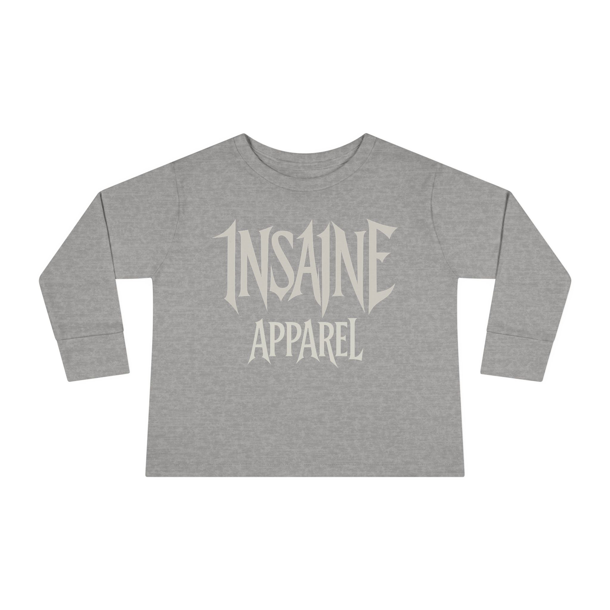 Toddler Long Sleeve Tee - Insane Apparel, Baby Tee, Children's Fashion, Playtime Shirt, Gift for Kids, Everyday Wear