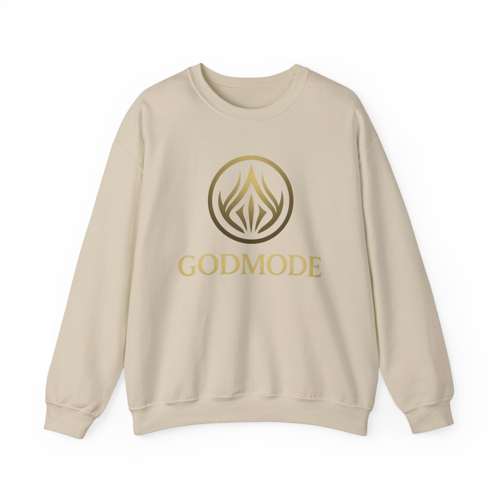 Unisex Heavy Blend™ Crewneck Sweatshirt - GODMODE | Comfort Wear, Streetwear Style, Classic Fit, Gift Idea, Casual Fashion