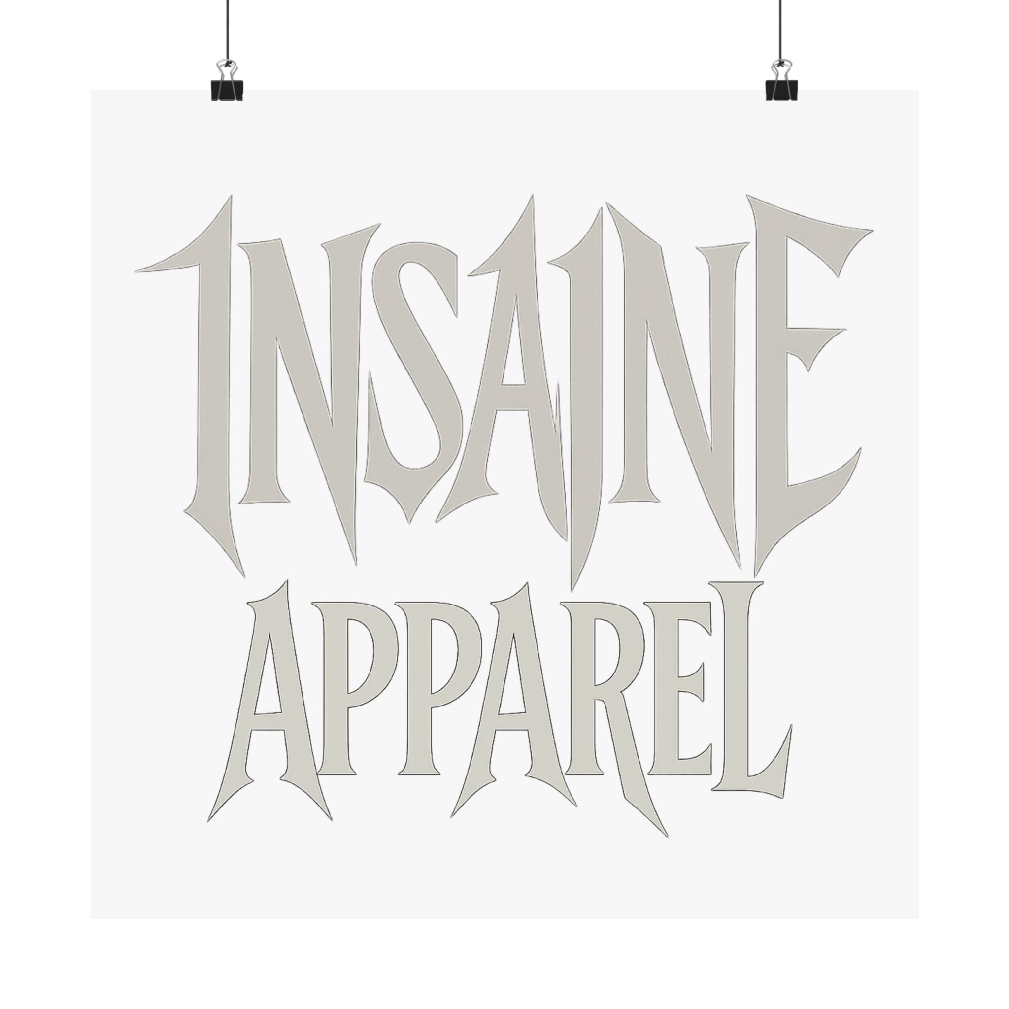 Gothic Matte Vertical Posters, Unique Wall Art, Home Decor, Gifts for Him, Insane Apparel Decor