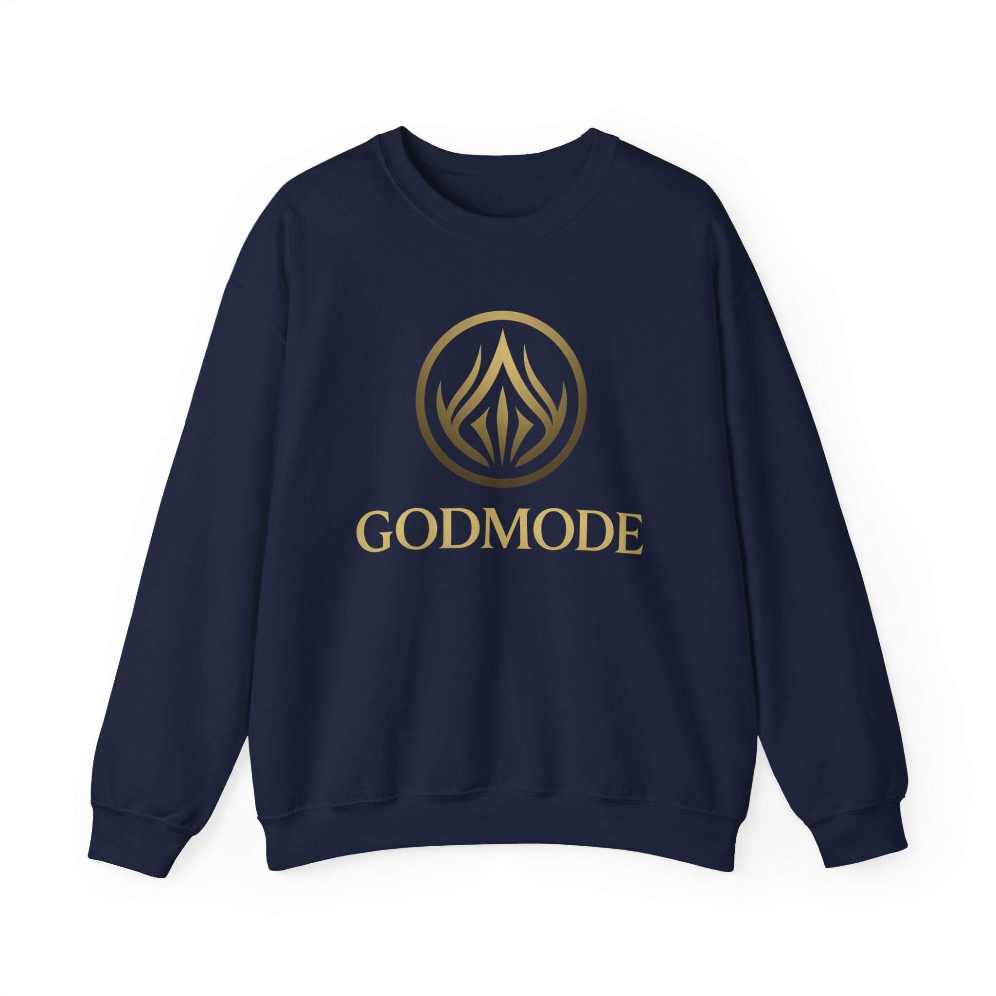 Unisex Heavy Blend™ Crewneck Sweatshirt - GODMODE | Comfort Wear, Streetwear Style, Classic Fit, Gift Idea, Casual Fashion