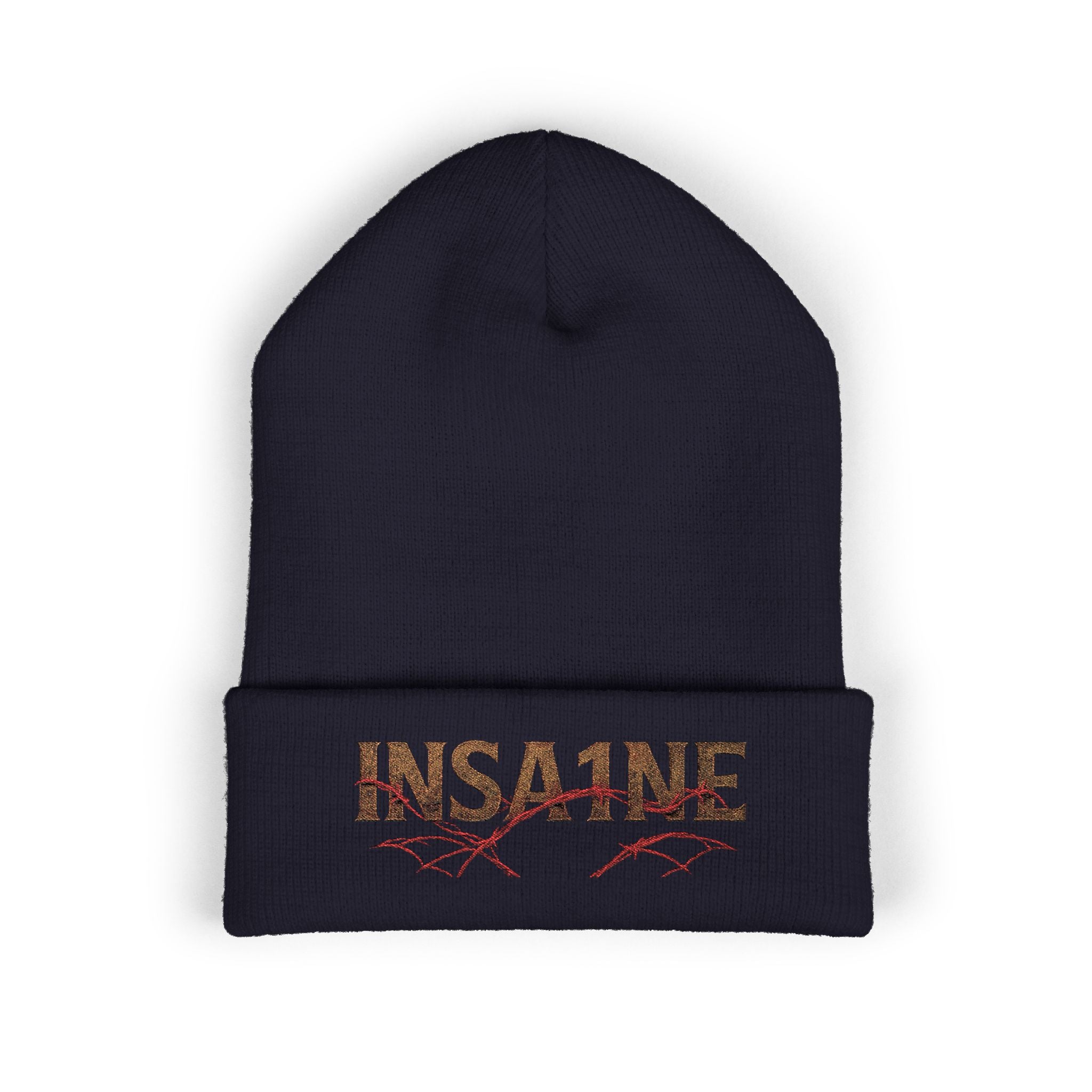 Embroidered "TMH" Classic Cuffed Beanie with INSA1NE