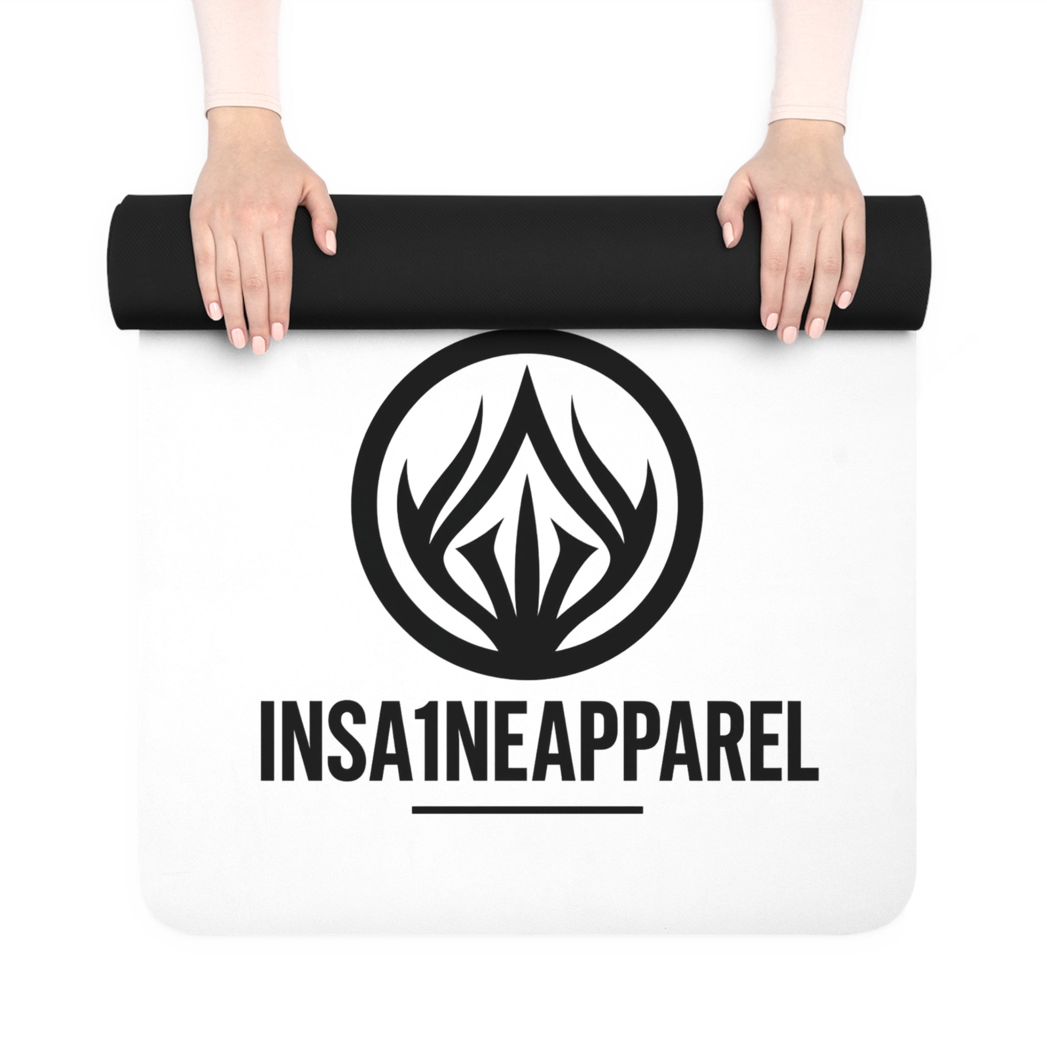 Stylish Rubber Yoga Mat - Non-Slip Fitness Mat for Home & Studio, Perfect for Yoga Enthusiasts, Gift for Wellness Lovers, Exercise Mat