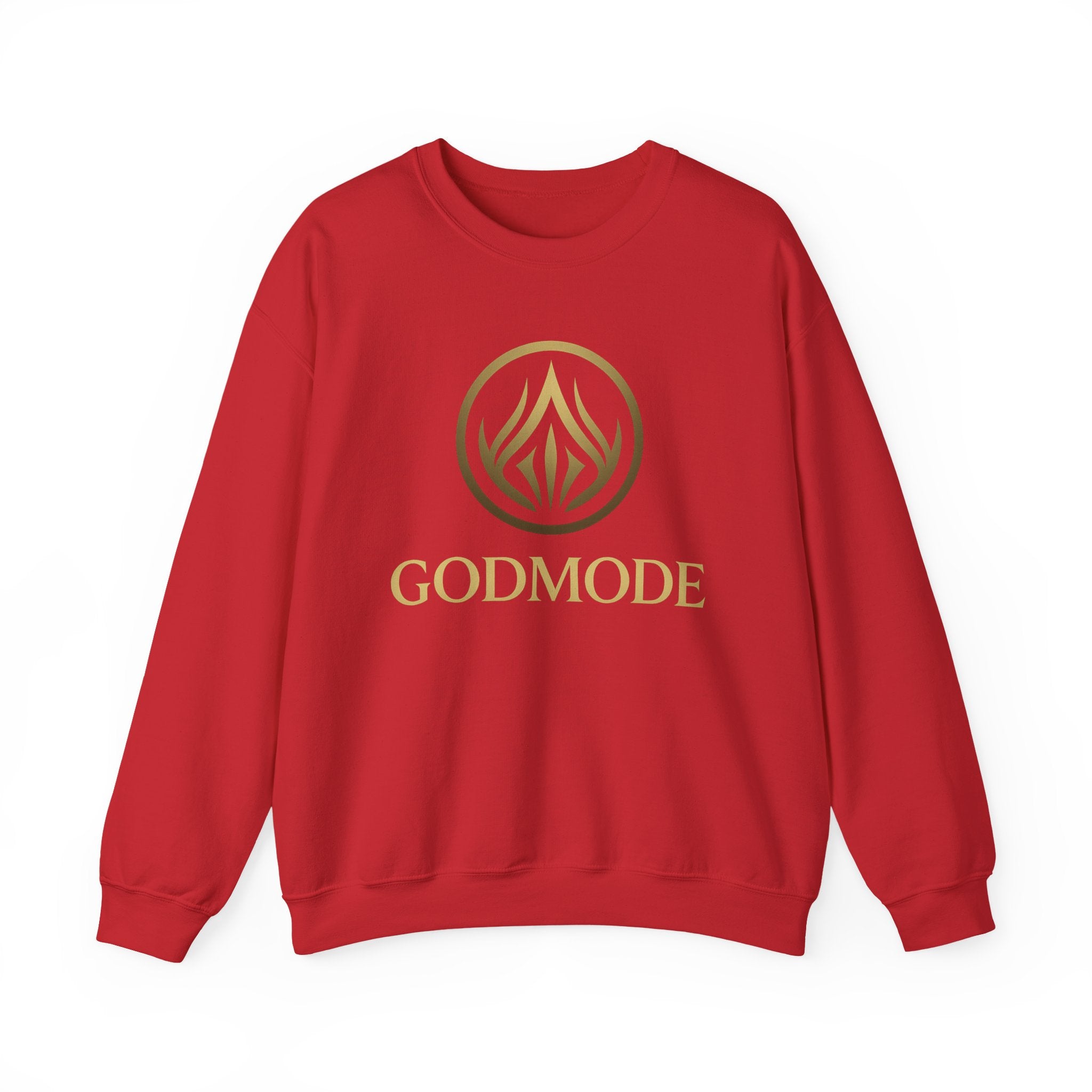 Unisex Heavy Blend™ Crewneck Sweatshirt - GODMODE | Comfort Wear, Streetwear Style, Classic Fit, Gift Idea, Casual Fashion