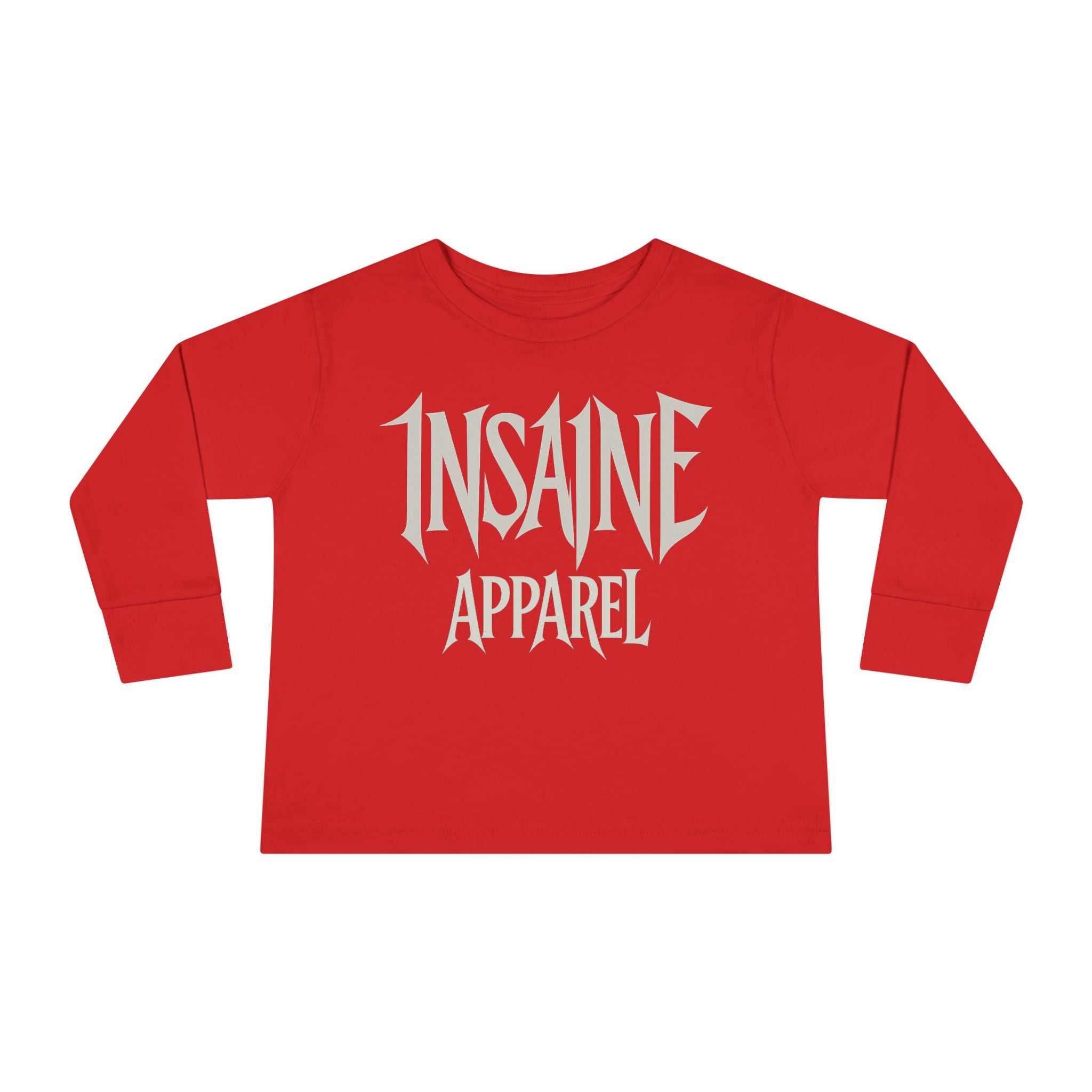 Toddler Long Sleeve Tee - Insane Apparel, Baby Tee, Children's Fashion, Playtime Shirt, Gift for Kids, Everyday Wear