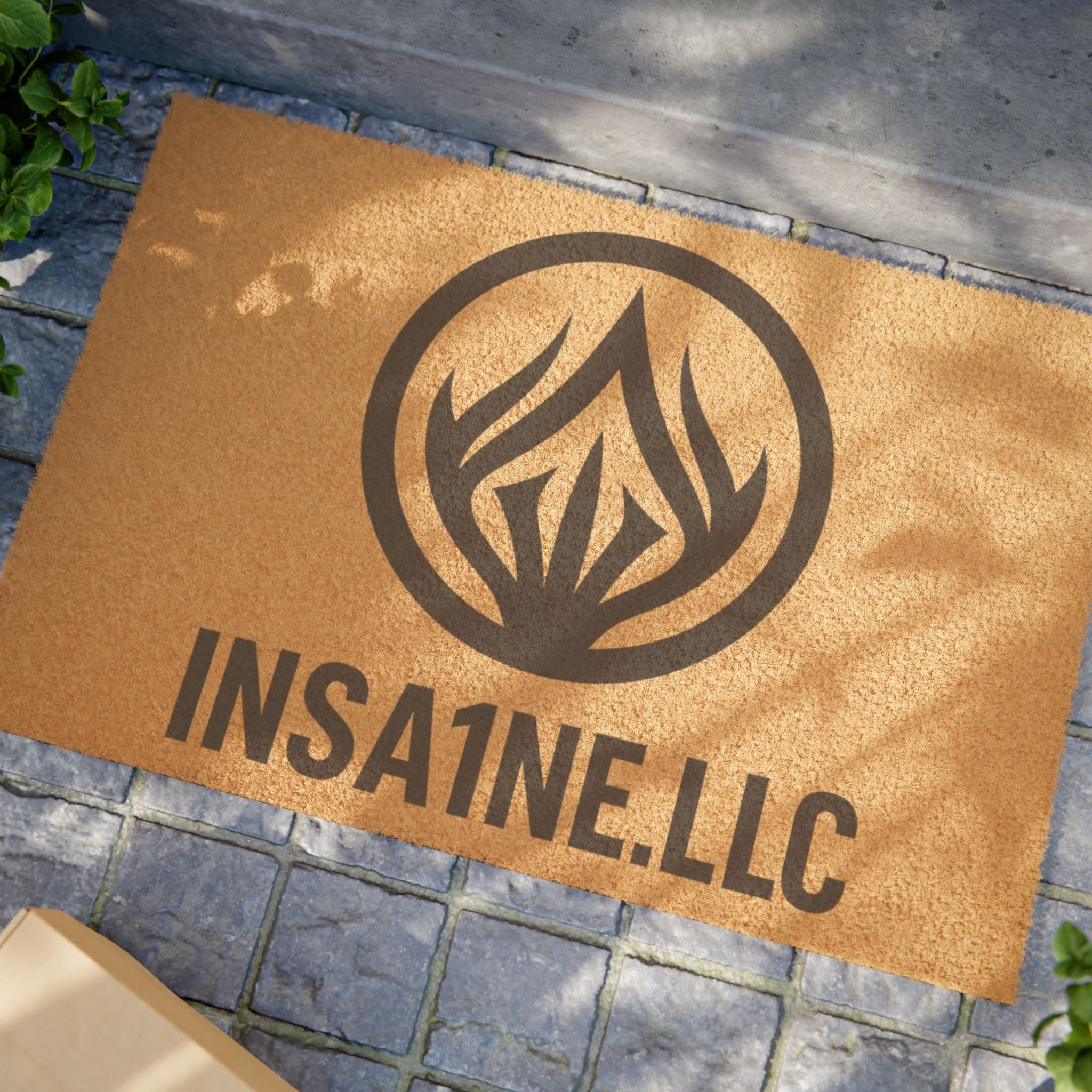 Custom Coir Doormat with Logo, Personalized Welcome Mat, Outdoor Home Décor, Gift for New Home, Branding Doormat, Entryway Rug