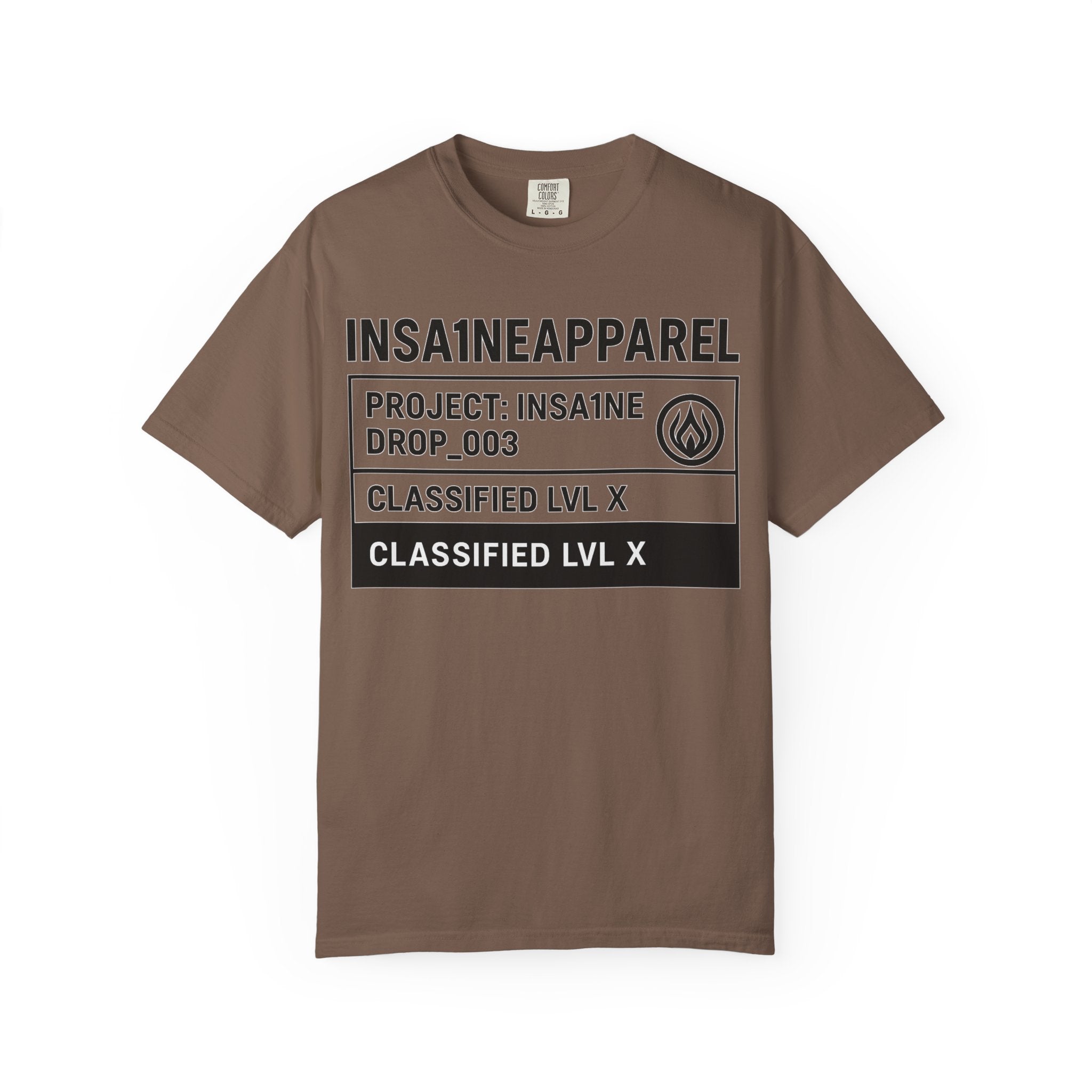 INSA1NE Unisex Garment-Dyed T-shirt | Casual Streetwear Tee, Graphic Tee, Modern Fashion, Creative Gift, Everyday Wear