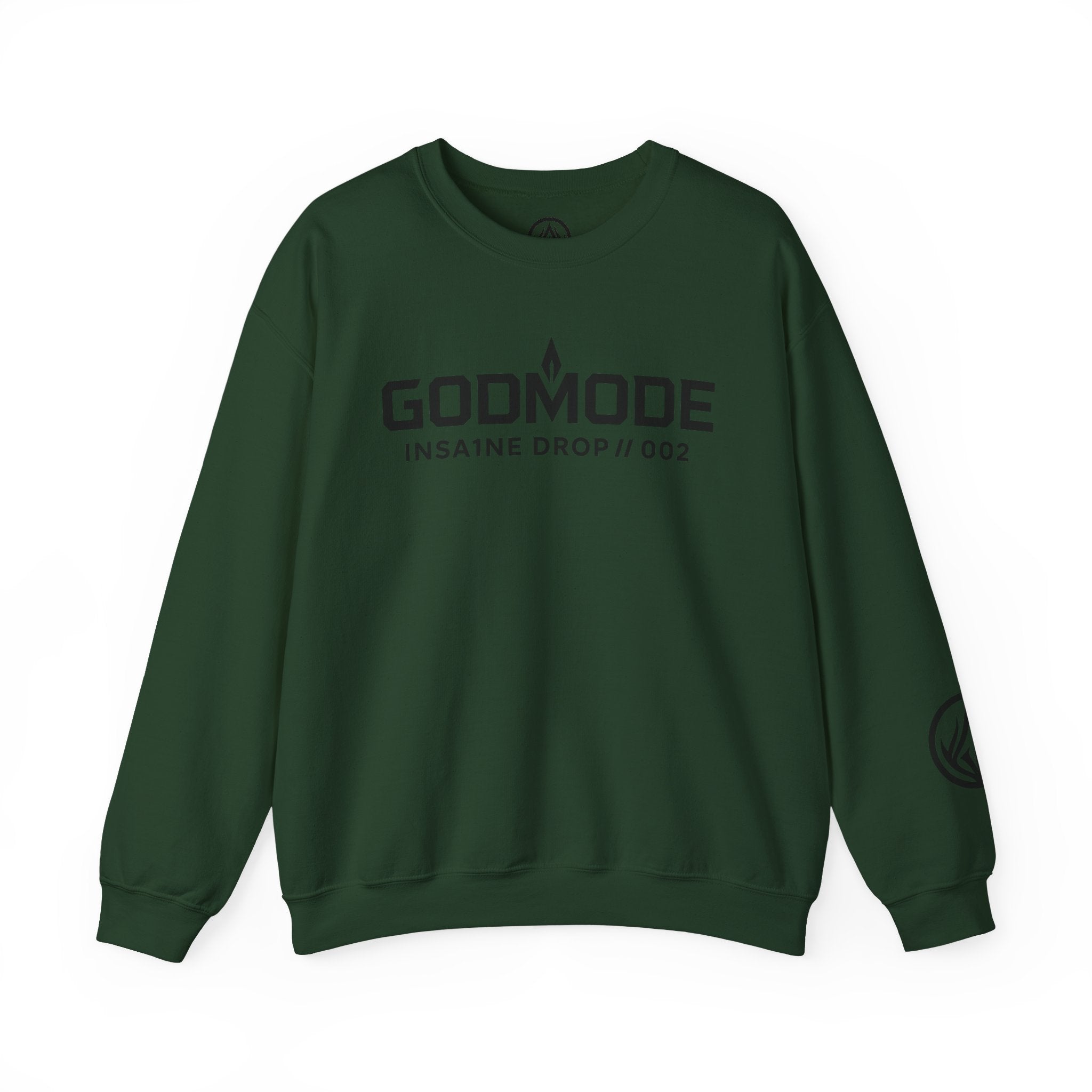 Godmode Unisex Heavy Blend Crewneck Sweatshirt, Stylish Streetwear, Casual Sweatshirt, Trendy Outfit, Urban Fashion, Gift for Him/Her