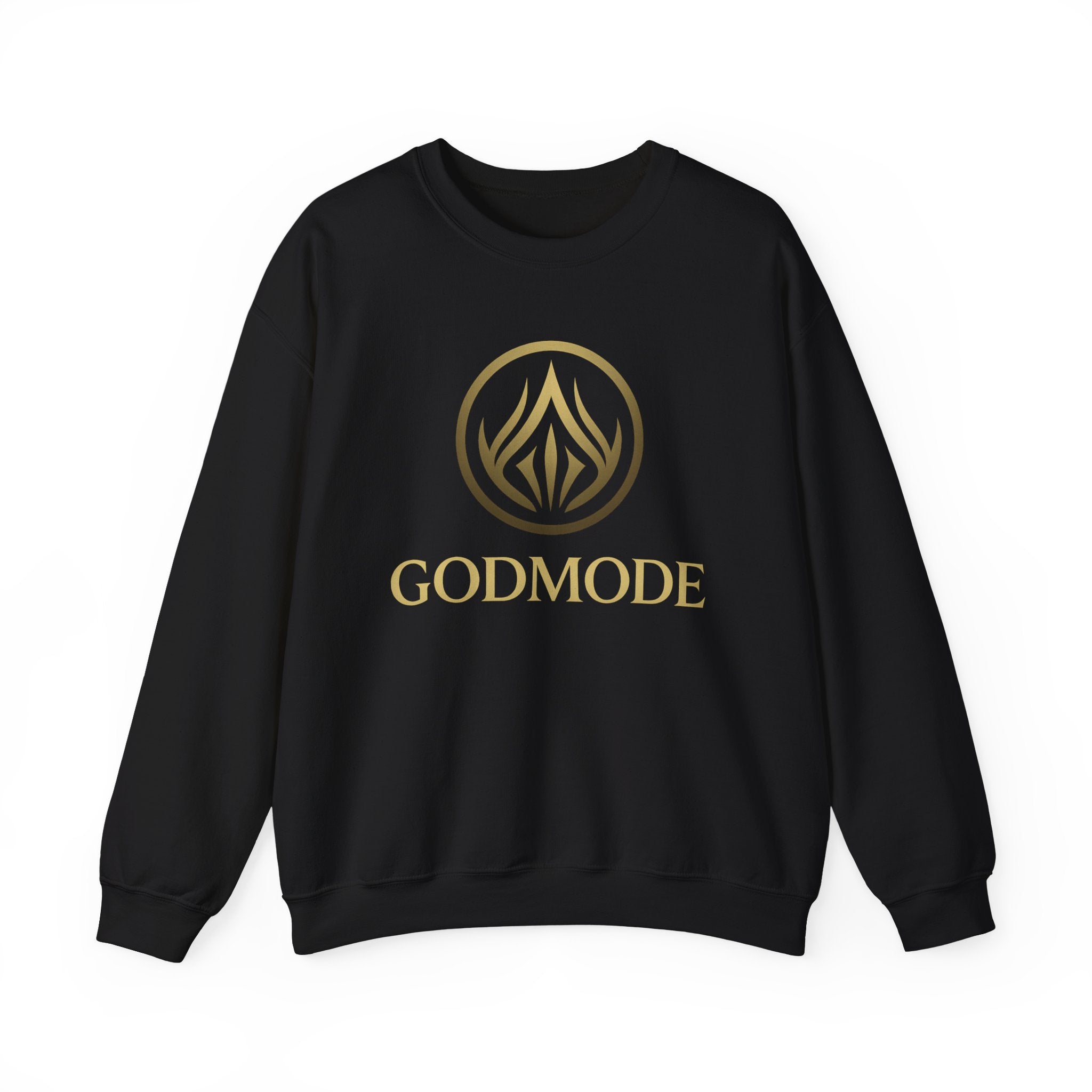Unisex Heavy Blend™ Crewneck Sweatshirt - GODMODE | Comfort Wear, Streetwear Style, Classic Fit, Gift Idea, Casual Fashion