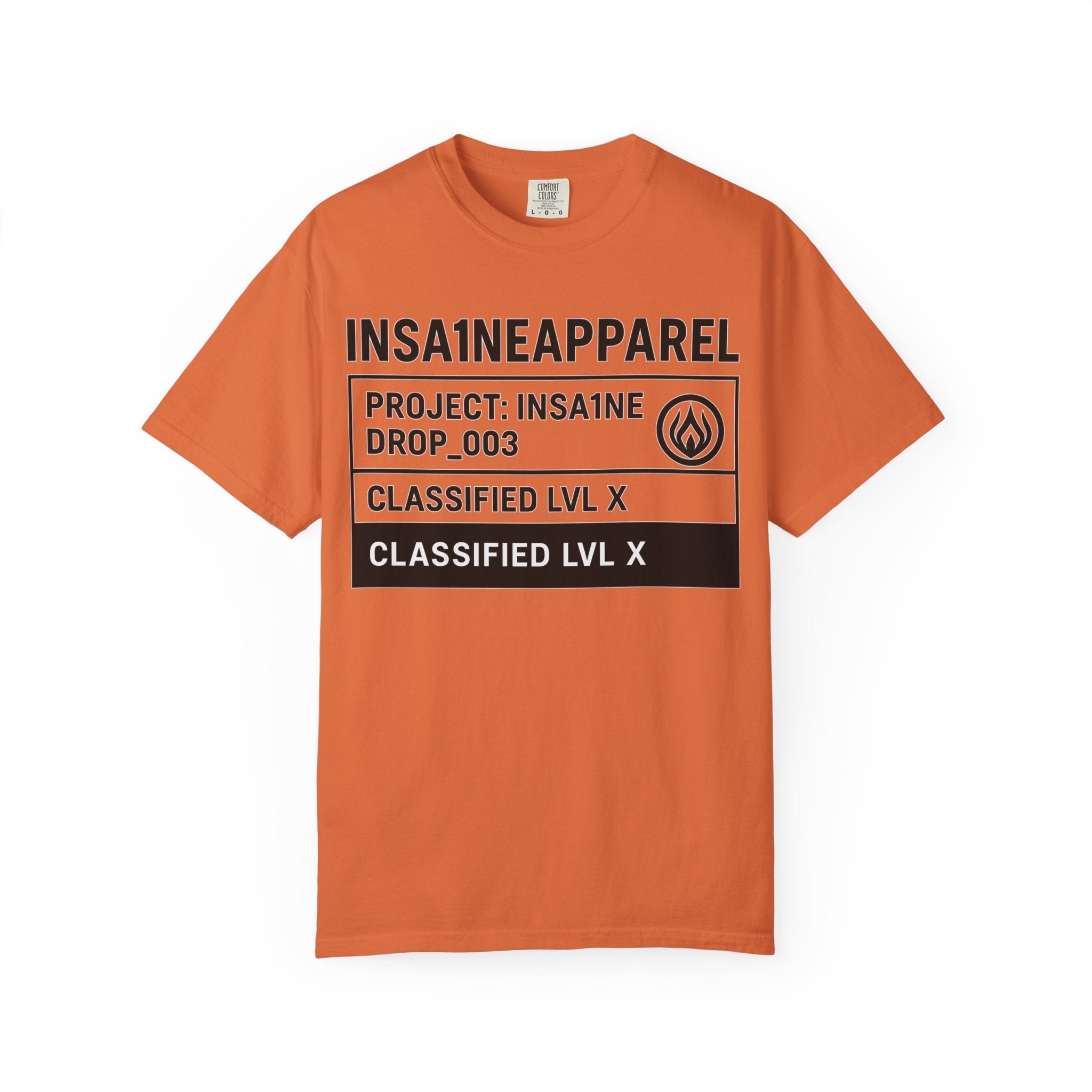 INSA1NE Unisex Garment-Dyed T-shirt | Casual Streetwear Tee, Graphic Tee, Modern Fashion, Creative Gift, Everyday Wear