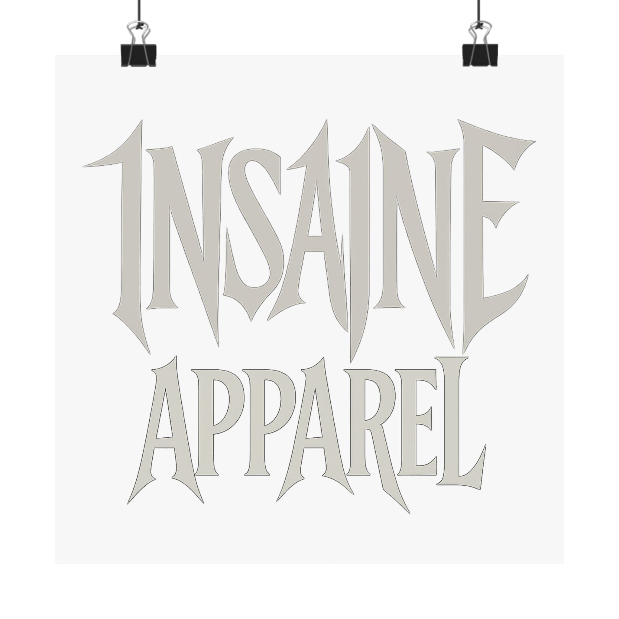 Gothic Matte Vertical Posters, Unique Wall Art, Home Decor, Gifts for Him, Insane Apparel Decor