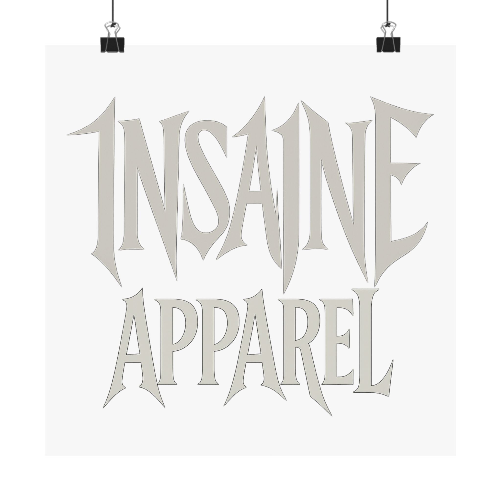Gothic Matte Vertical Posters, Unique Wall Art, Home Decor, Gifts for Him, Insane Apparel Decor