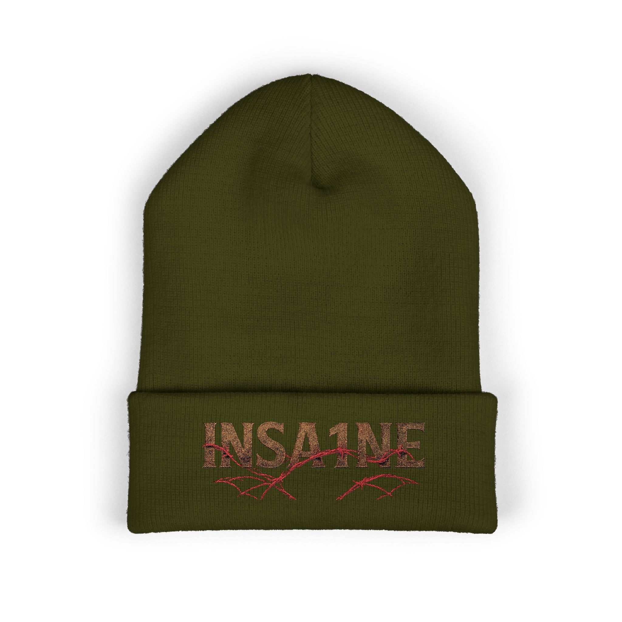Embroidered "TMH" Classic Cuffed Beanie with INSA1NE
